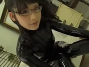日本清純蘿莉 北見えり 乳膠衣誘惑